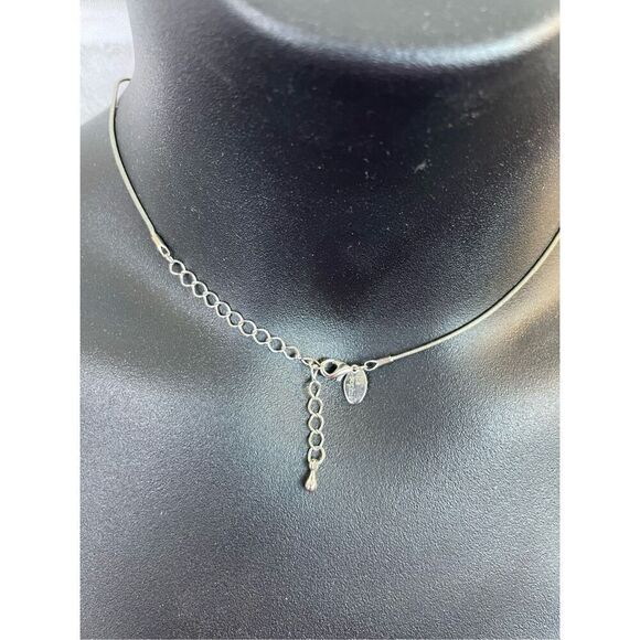 Lia Sophia GRAPPLE Purple & Green Glass Cat’s Eye Blocks Necklace - Picture 3 of 4